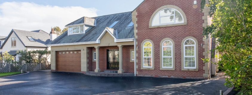 large designer driveway completed in Knutsford
